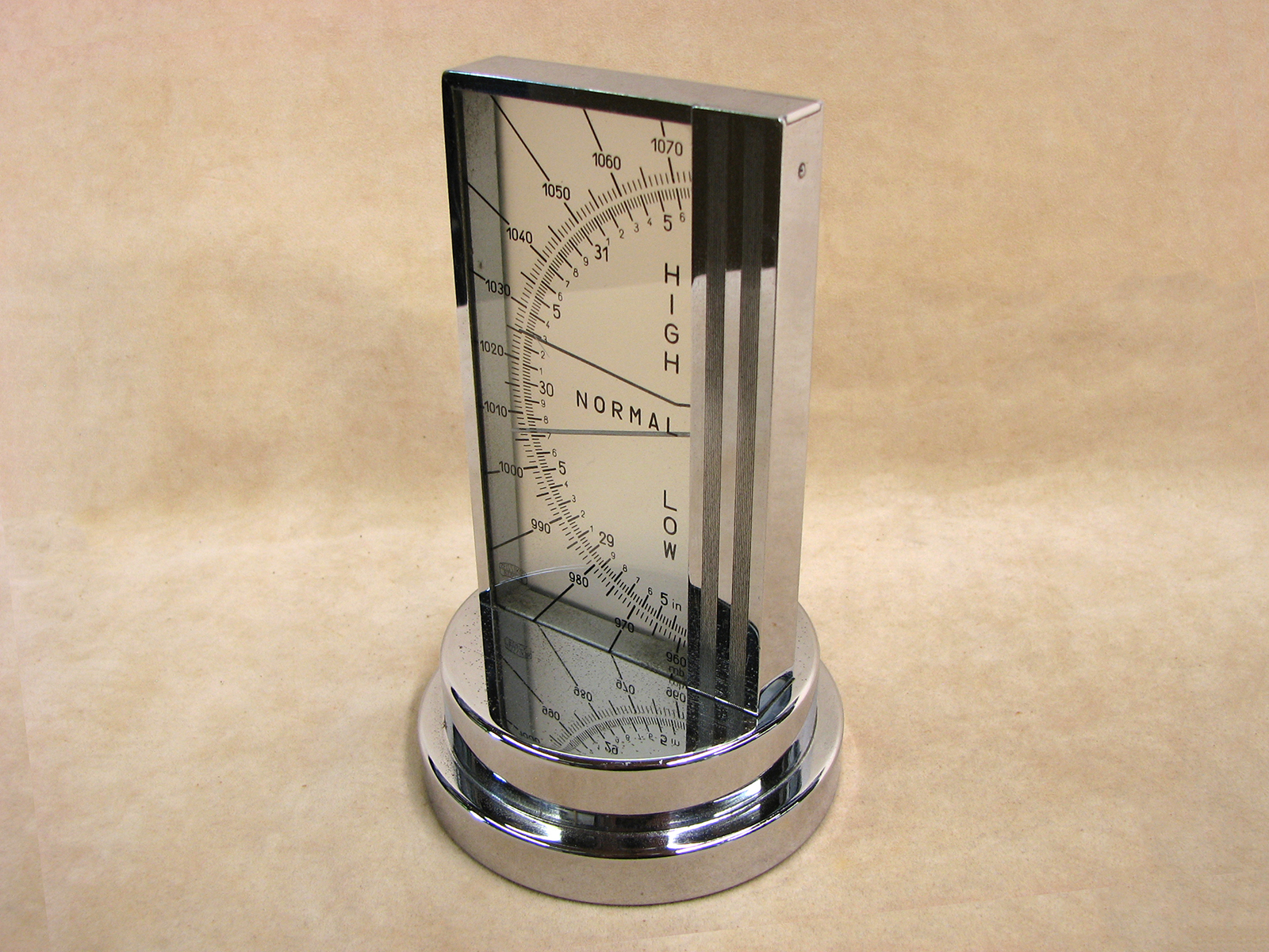 Rare 1930's Zeiss Ikon Art Deco period desk barometer